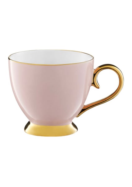 AMBITION Royal 400 ml růžový - porcelánový šálek na kávu a čaj
