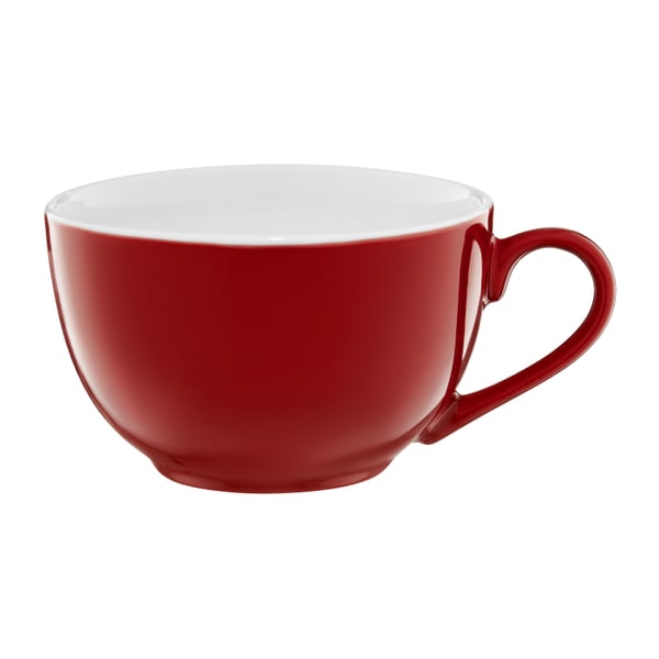 AMBITION Aura Red 220 ml - porcelánový šálek na kávu a čaj