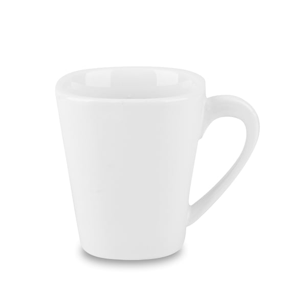 AMBITION Fala 220 ml bílý - porcelánový šálek na kávu a čaj