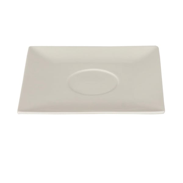 AMBITION Porto 14 x 14 cm bílý - porcelánový talíř / podšálek