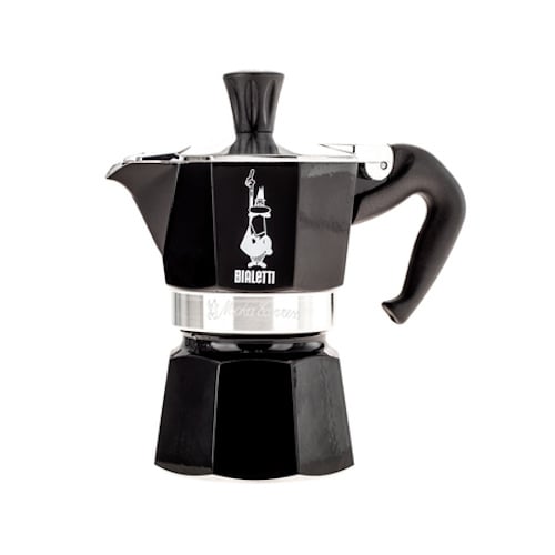 BIALETTI Moka Express 1 šálek espressa (1 tz) černý - italský hliníkový tlakový kávovar