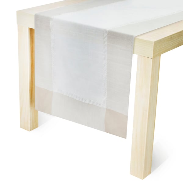 Polyesterový běhoun na stůl JEDEKA TRADICE krémový 40 x 170 cm