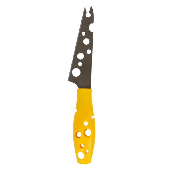 BOSKA Cheesy žlutý - nůž na sýr z nerezové oceli
