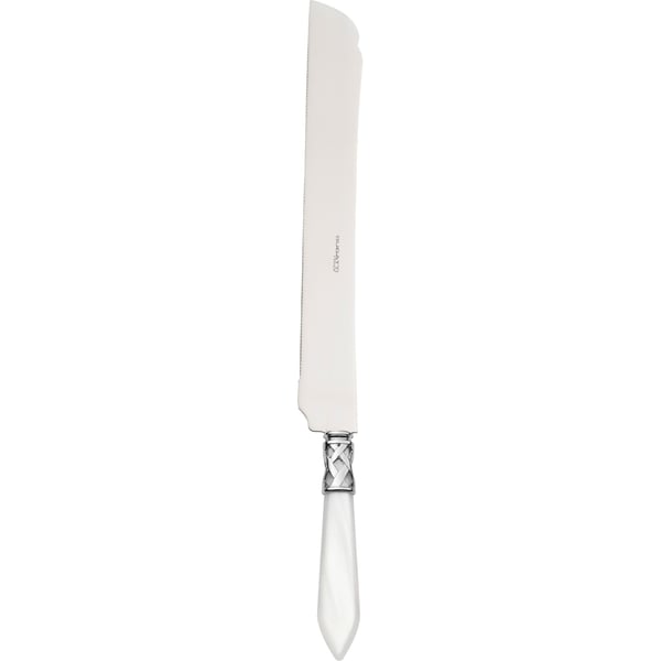 BUGATTI Aladdin 31 cm bílý - nůž na pečivo z nerezové oceli