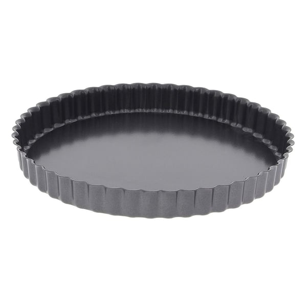 DE BUYER Onde 28 cm černá – ocelová koláčová forma na pečení s odnímatelným dnem
