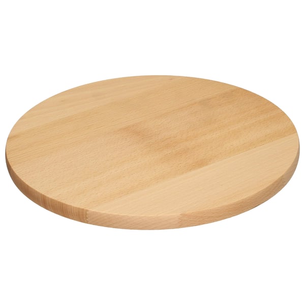 Dřevěná, otočná, servírovací deska/tác na sýry a pizzu CAMEMBERT HNĚDÁ 30 cm