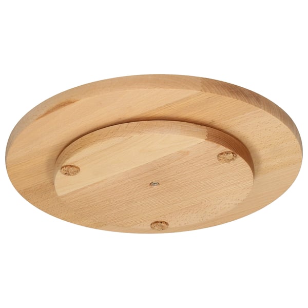 Dřevěná, otočná, servírovací deska/tác na sýry a pizzu CAMEMBERT HNĚDÁ 30 cm