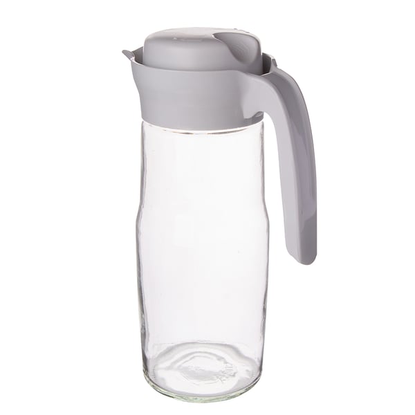 Skleněný džbán s víkem na vodu a nápoje CLASSIC GRAY GREY 1,35 l