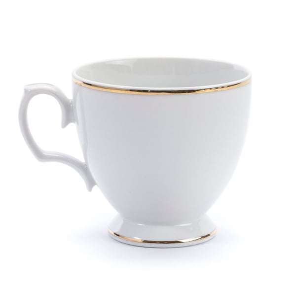 Porcelánový šálek na kávu a čaj MARIAPAULA MODERNA GOLD 200 ml