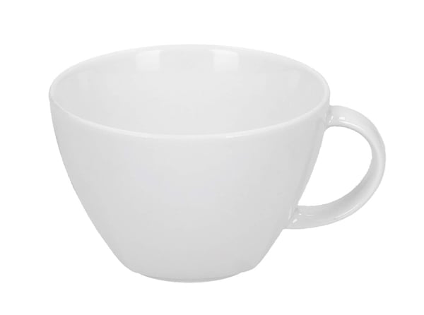Porcelánový šálek na kávu a čaj LUBIANA VICTORIA bílý 200 ml