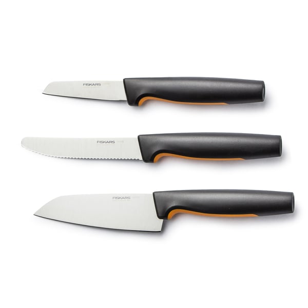 FISKARS Functional Form SoftGrip 3 ks. - kuchyňské nože z nerezové oceli