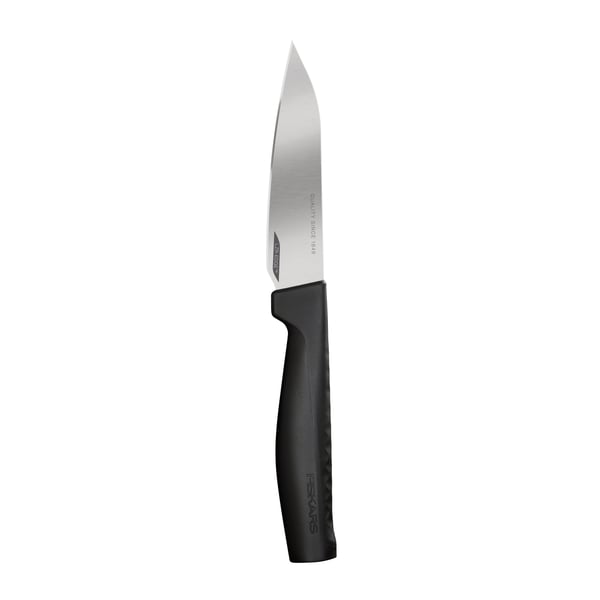 FISKARS Hard Edge 10,5 cm černý - nůž na zeleninu a ovoce z nerezové oceli