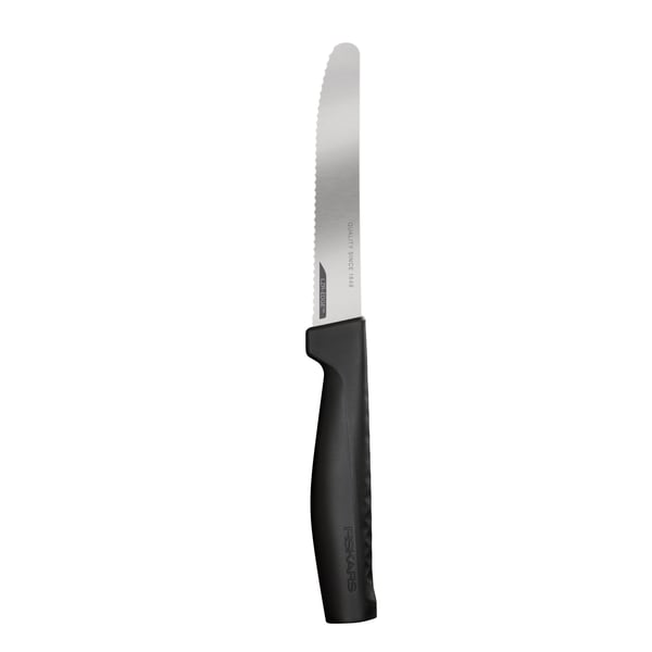 FISKARS Hard Edge 11,4 cm černý - nůž na rajčata z nerezové oceli
