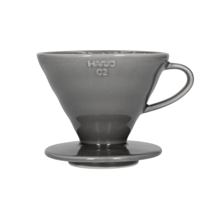 HARIO Dripper V60-02 šedý – keramický dripper/filtr na kávu