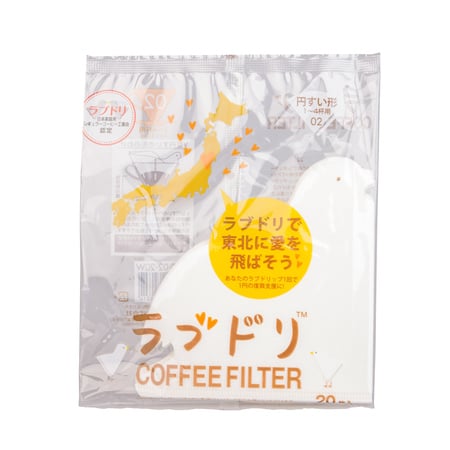 HARIO Love Dori Loveripper 20 ks – papírové filtry do dripperu V60-02
