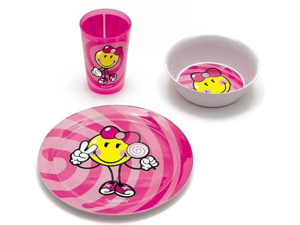 ZAK! DESIGNS Smiley Kid Fizzy 260 ml růžový - plastový hrneček pro děti