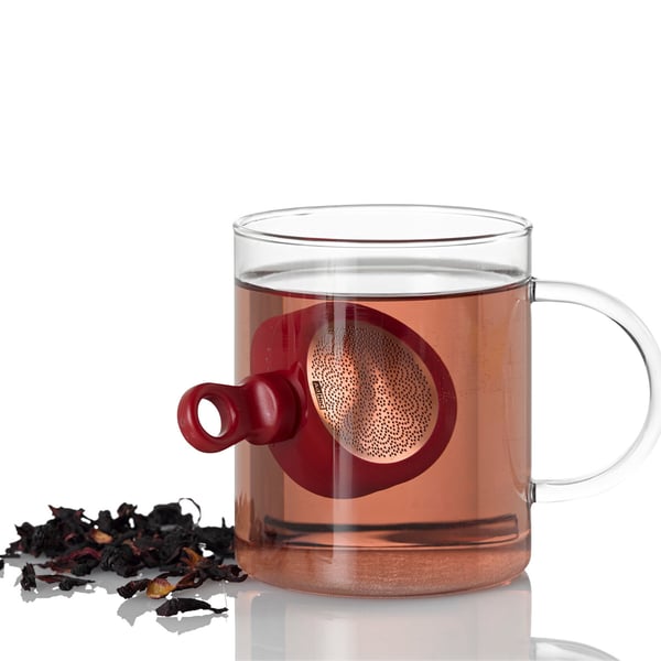 ADHOC MagTea – nerezové sítko na sypaný čaj s magnetickým držákem