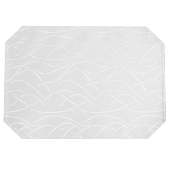 Polyesterová podložka na stůl JEDEKA ARRUELA bílá 33 x 47 cm