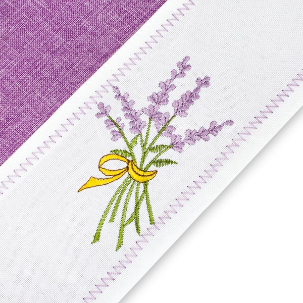 Dekorativní polyesterový ubrousek JEDEKA PROVENCE fialový 30 x 45 cm