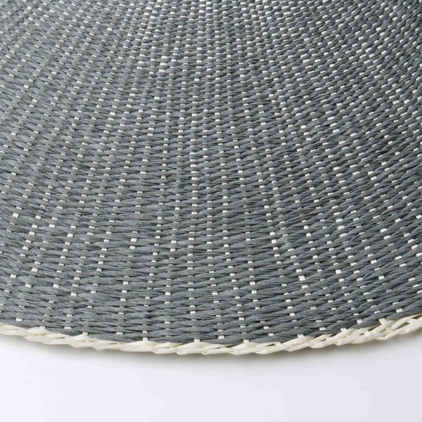 Stolní podložka vyrobená z rostlinných vláken ECO COLOUR šedá 38 cm