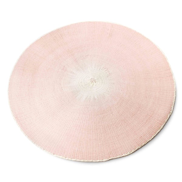 Stolní podložka vyrobená z rostlinných vláken MONDEX ECO COLOUR světle růžová 38 cm