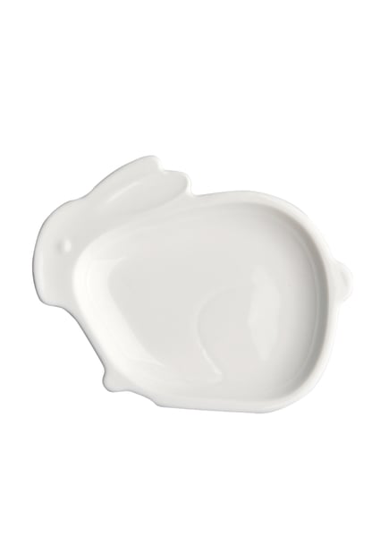 Porcelánová miska na dipy bílá