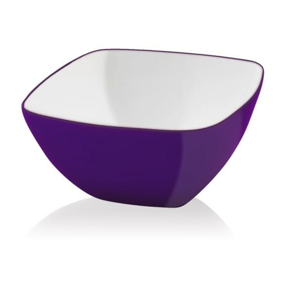 VIALLI DESIGN Livio fialová - akrylová mísa / salátová mísa