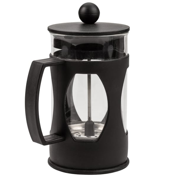 NAVA Misty 0,6 l černá - french press - skleněná konvice na čaj a kávu