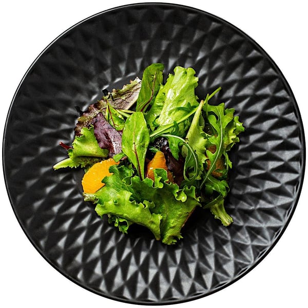 NAVA Soho Classic Black 27 cm - keramický hluboký obědový talíř