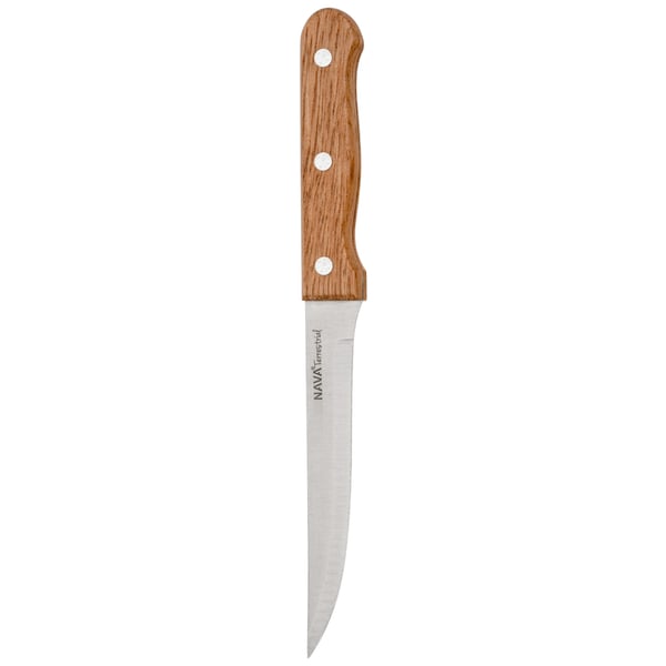 NAVA Terrestrial 12,5 cm hnědý - univerzální kuchyňský nůž z nerezové oceli