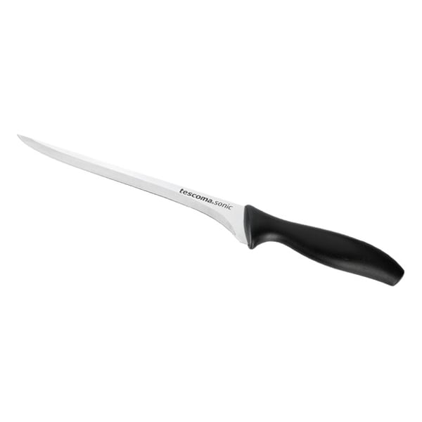 TESCOMA Sonic 18 cm černý – filetovací nůž z nerezové oceli