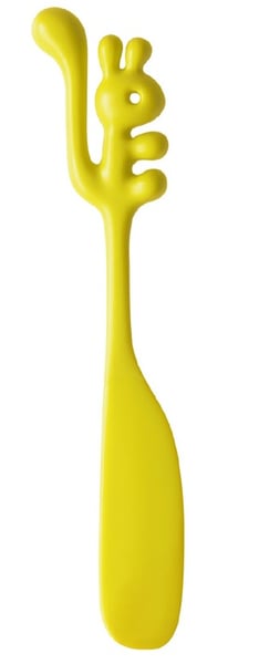 KOZIOL Yummi yellow - plastový nůž na máslo