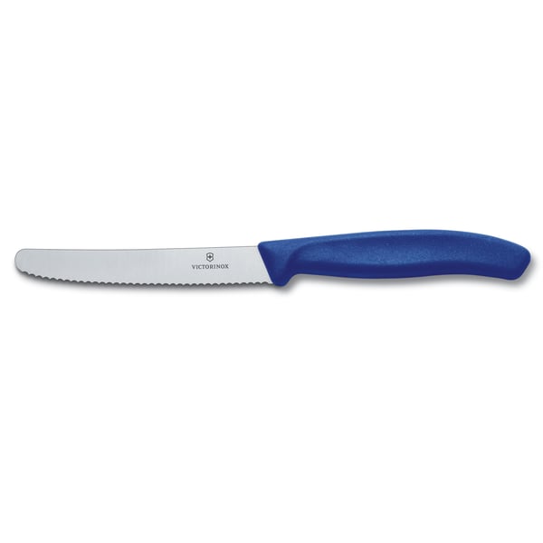 VICTORINOX steakový nůž z nerezové oceli STEAK BLUE 11 cm