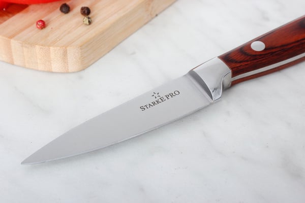Nůž na zeleninu a ovoce z nerezové oceli STARKE SILVA 8,5 cm