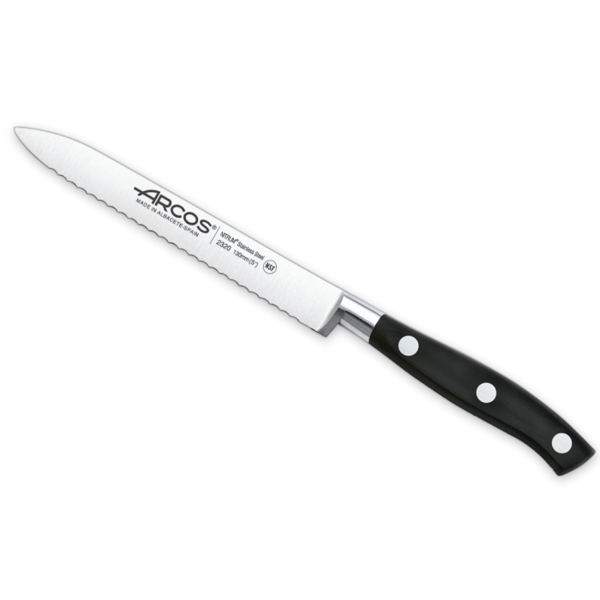 Nůž na zeleninu a ovoce z nerezové oceli ARCOS RIVIERA BLACK 13 cm