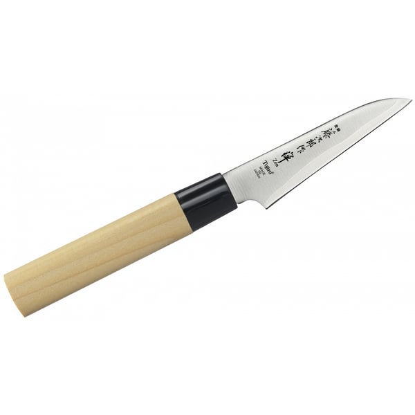 Nůž z nerezové oceli na loupání zeleniny a ovoce TOJIRO ZEN DUB krémový 9 cm