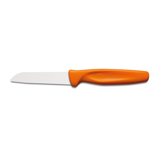 WUSTHOF Barva 8 cm oranžová - nůž na zeleninu a ovoce z nerezové oceli