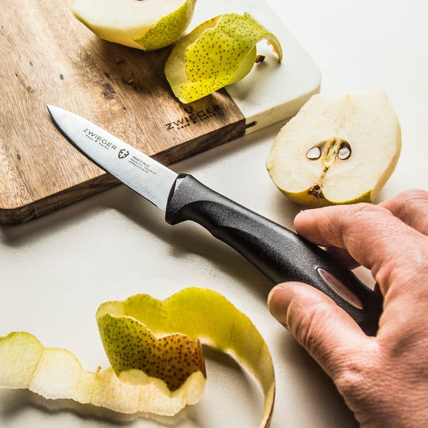 ZWIEGER Practi Plus černý 9 cm - nůž z nerezové oceli na zeleninu a ovoce