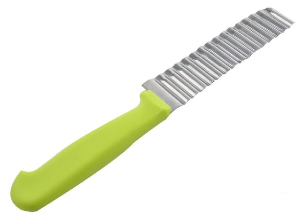 Nerezový vlnitý ozdobný nůž TETA 12 cm