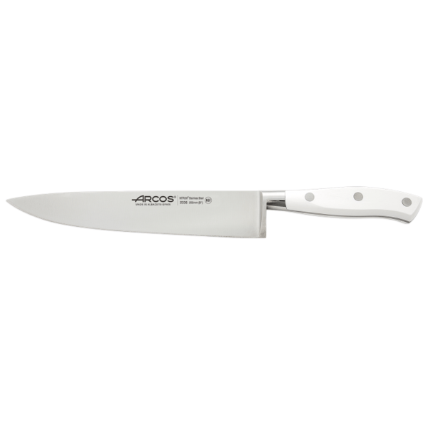 ARCOS RIVIERA WHITE Bílý kuchařský nůž z nerezové oceli 20 cm