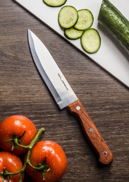 Nůž šéfkuchaře z nerezové oceli FLORINA WOOD 15 cm