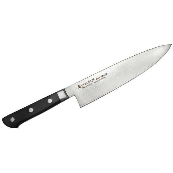 Kuchařský nůž z nerezové oceli SATAKE DAICHI DAMASCUS černý 20 cm