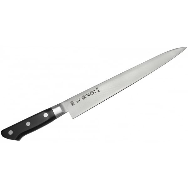 Univerzální nůž z nerezové oceli TOJIRO DP3 černý 27 cm