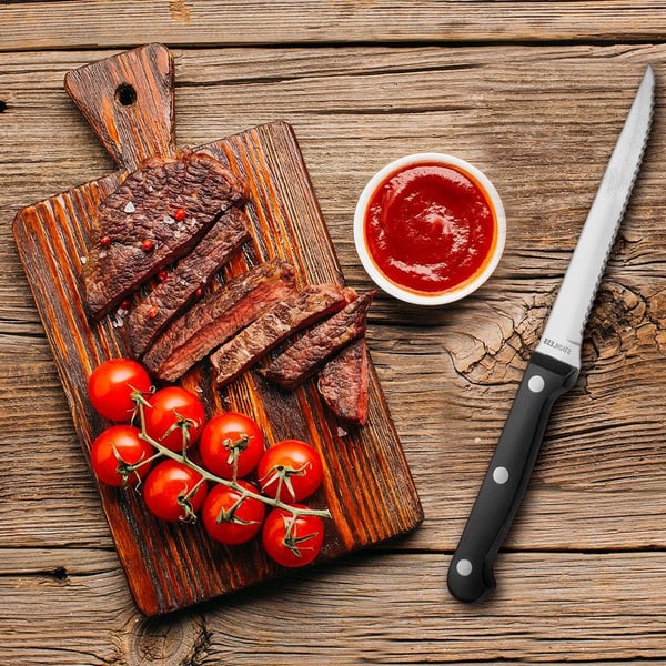 STEAK TIME steakové nože z nerezové oceli 11 cm 4 ks.
