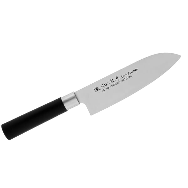 SATAKE Saku 17 cm černý - nůž Santoku z nerezové oceli
