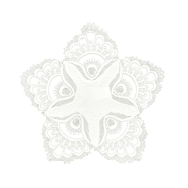 Dekorativní polyesterový ubrousek JEDEKA NINA MINI krémový 20 cm