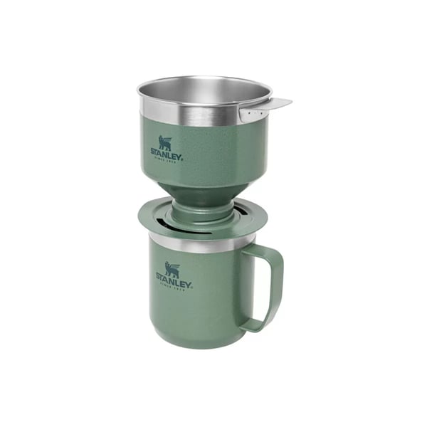 STANLEY Classic zelený – nerezový dripper/filtr na kávu s hrnkem