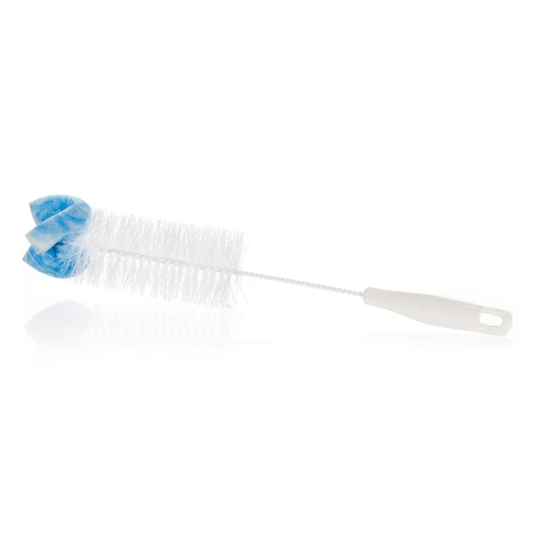 TESCOMA Clean Kit bílý – nylonový kartáč na mytí láhví