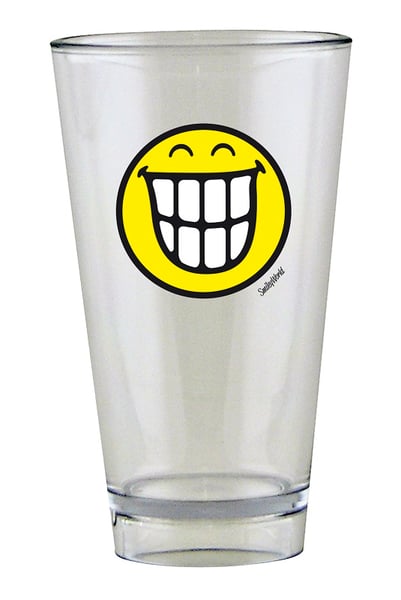 ZAK! DESIGNS Smiley Teeth 300 ml - sklenice na vodu, limonádu a drinky