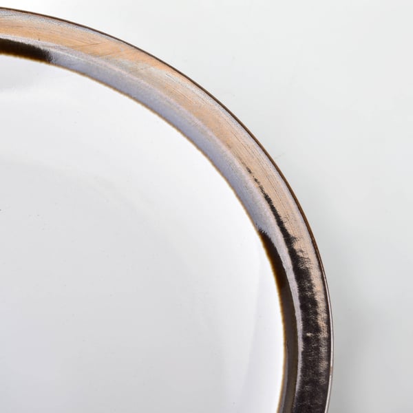 Porcelánový dezertní talíř AFFEK DESIGN CAL BÍLÝ 20 cm